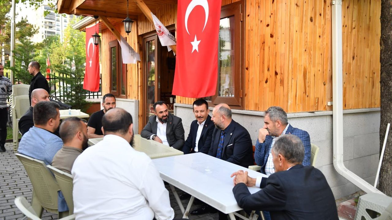 Başkan Balcı Şehit ve Gaziler vakfını ziyaret etti