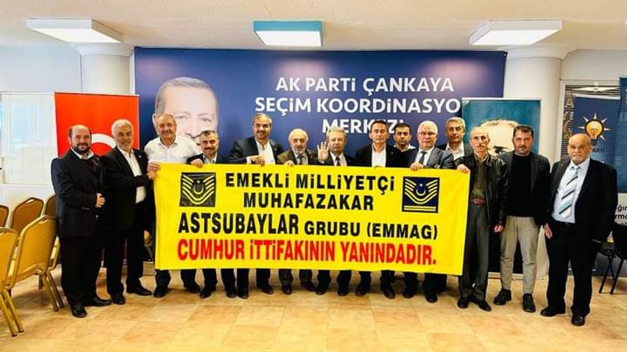 Emekli askerlerden Cumhurbaşkanı Erdoğan'a tam destek!