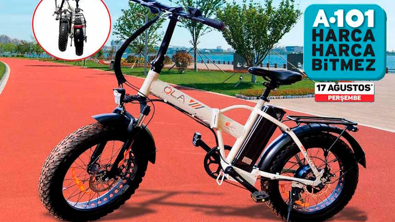 A101 Aktüel Ürünler 17 Ağustos 2023: A101’e elektrikli bisiklet ve akülü araba geliyor