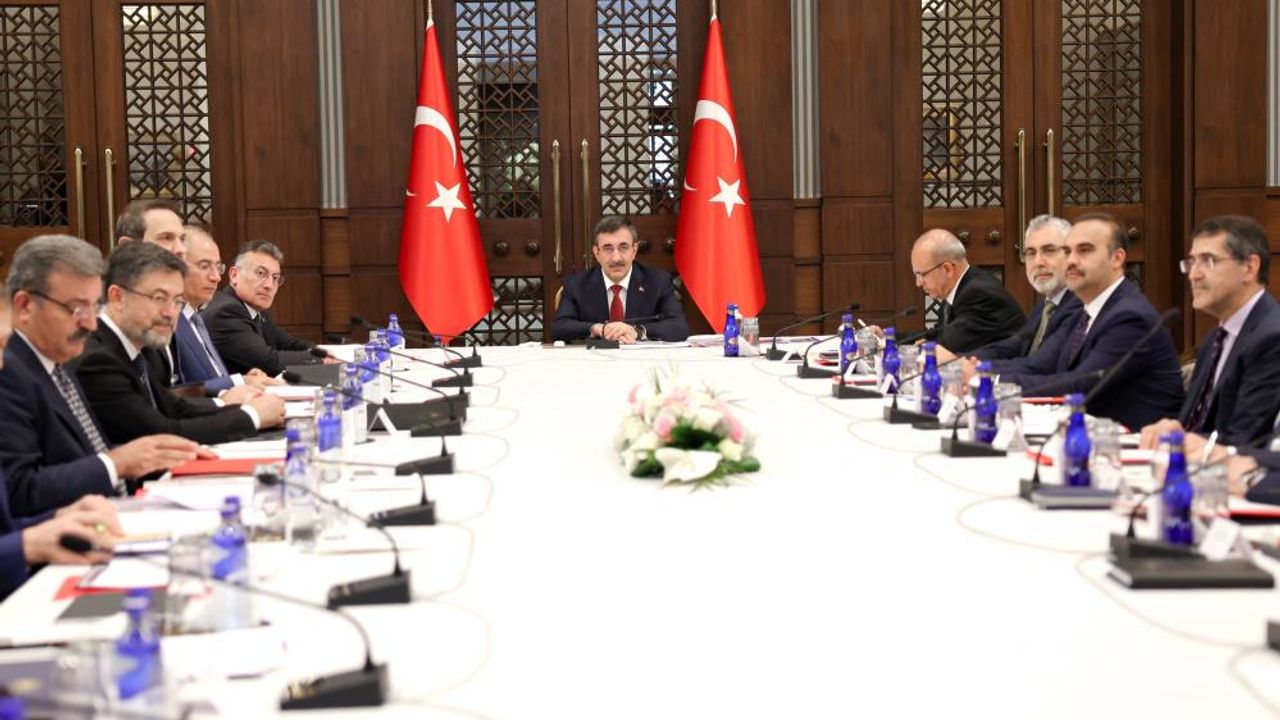 Ekonomi Koordinasyon kurulu Cumhurbaşkanı Yardımcısı Cevdet Yılmaz başkanlığında toplandı