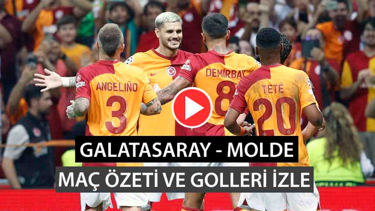 Galatasaray 2-1 Molde Maç özeti izle Youtube Exxen Spor GS Molde Maç özeti ve golleri izle