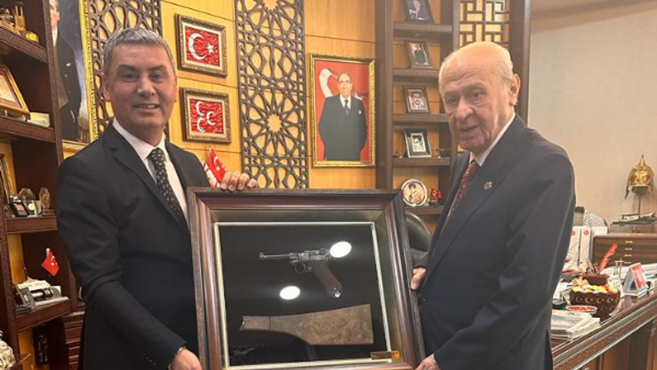 Gölbaşı Belediye Başkanı MHP Lideri Devlet Bahçeli’ye ziyarette bulundu