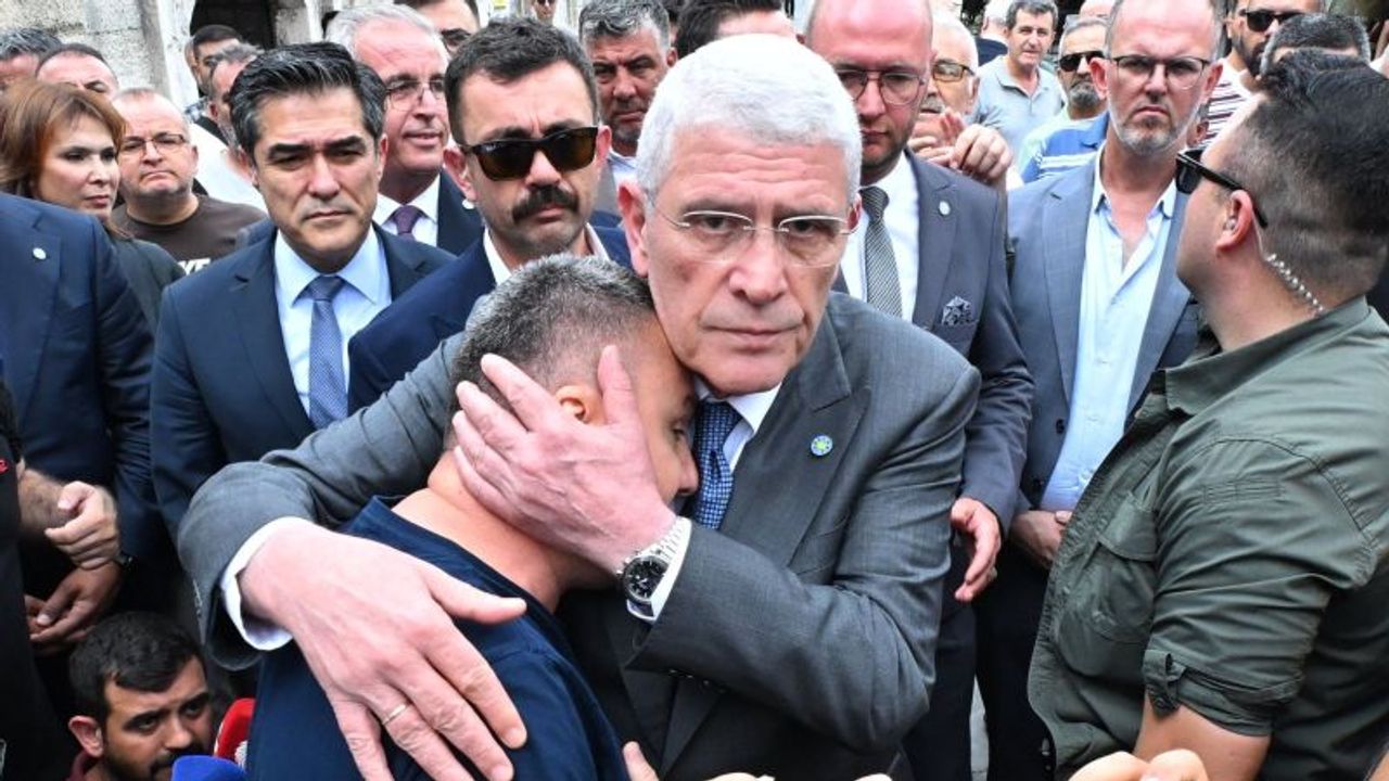 Irak gazisi İYİ Parti Genel Başkanı'na sarılarak tepki gösterdi: "Bugünü görmek için savaşmadık"