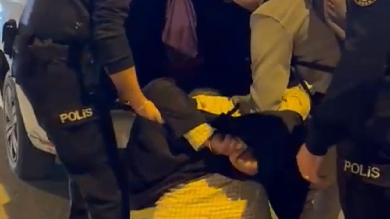 Ankara’da alkol etkisindeki şahıs polislere saldırdı
