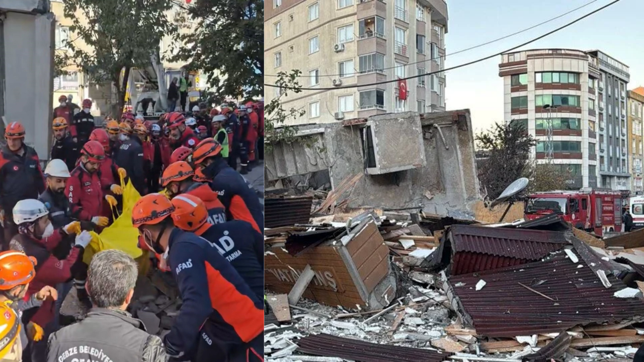 Çöken binada aynı aileden 5 kişi enkaz altında kaldı! Acı haber geldi