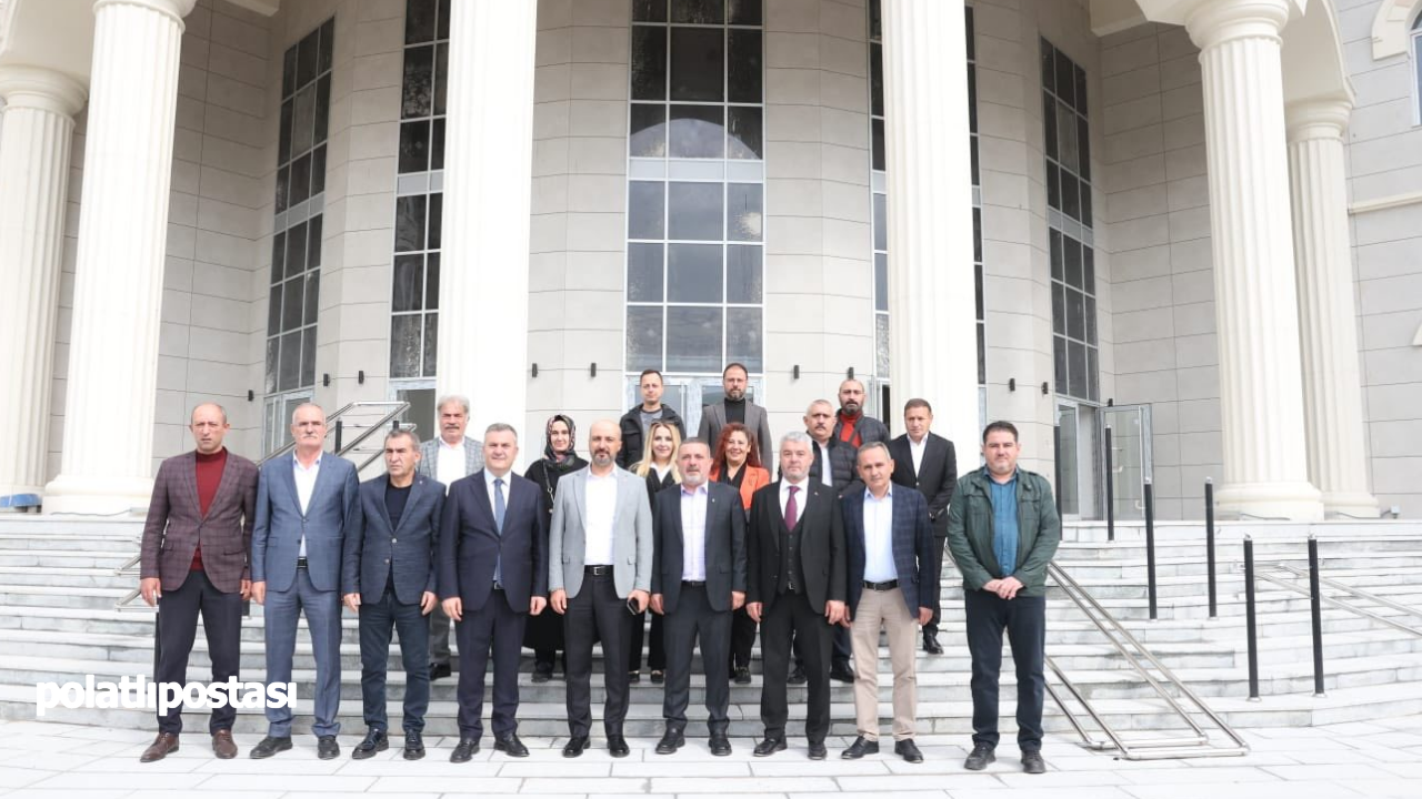 Çubuk Belediye Başkanı Baki Demirbaş, Sincan Belediye Başkanı Murat Ercan'ı ziyaret etti