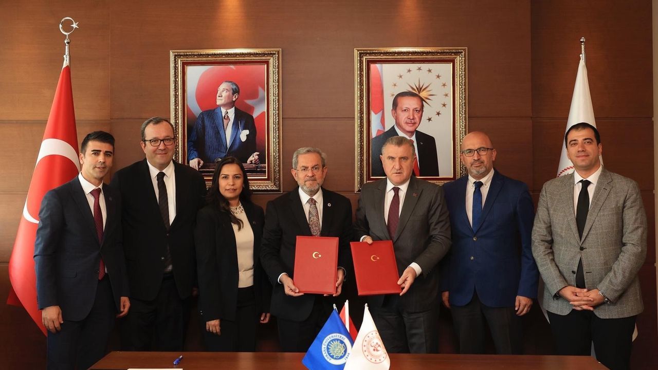 GSB ile Ankara Üniversitesi arasında spor yetenek protokolü imzalandı