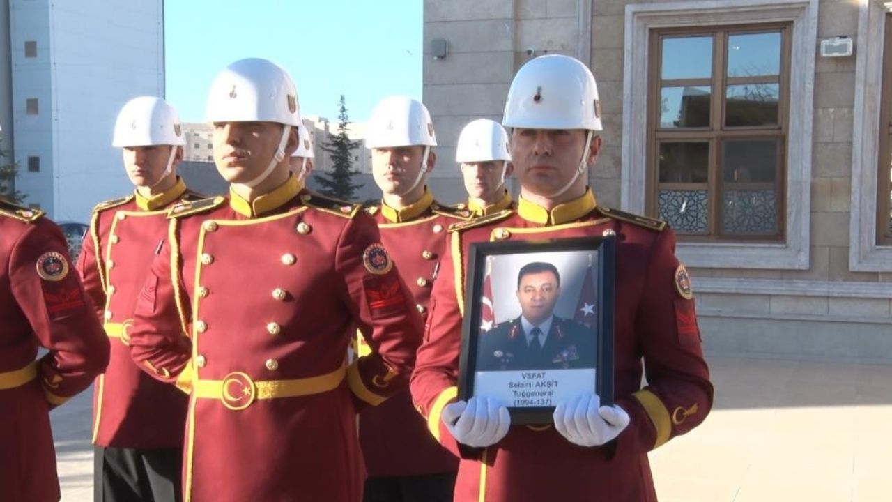 Tuğgeneral Selami Akşit için Ankara'da tören düzenlendi