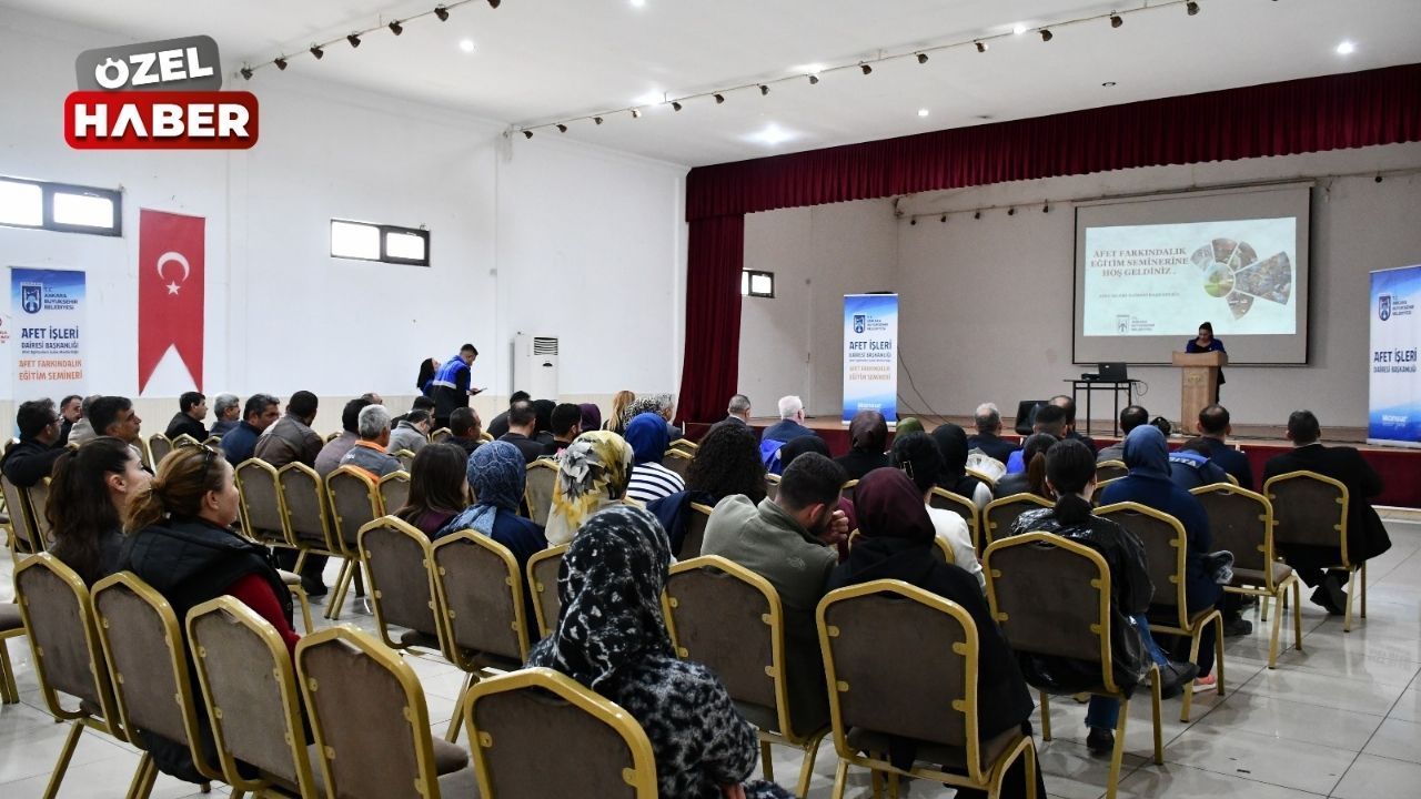 Afet Farkındalık Eğitimleri Haymana’da vatandaşlarla buluştu