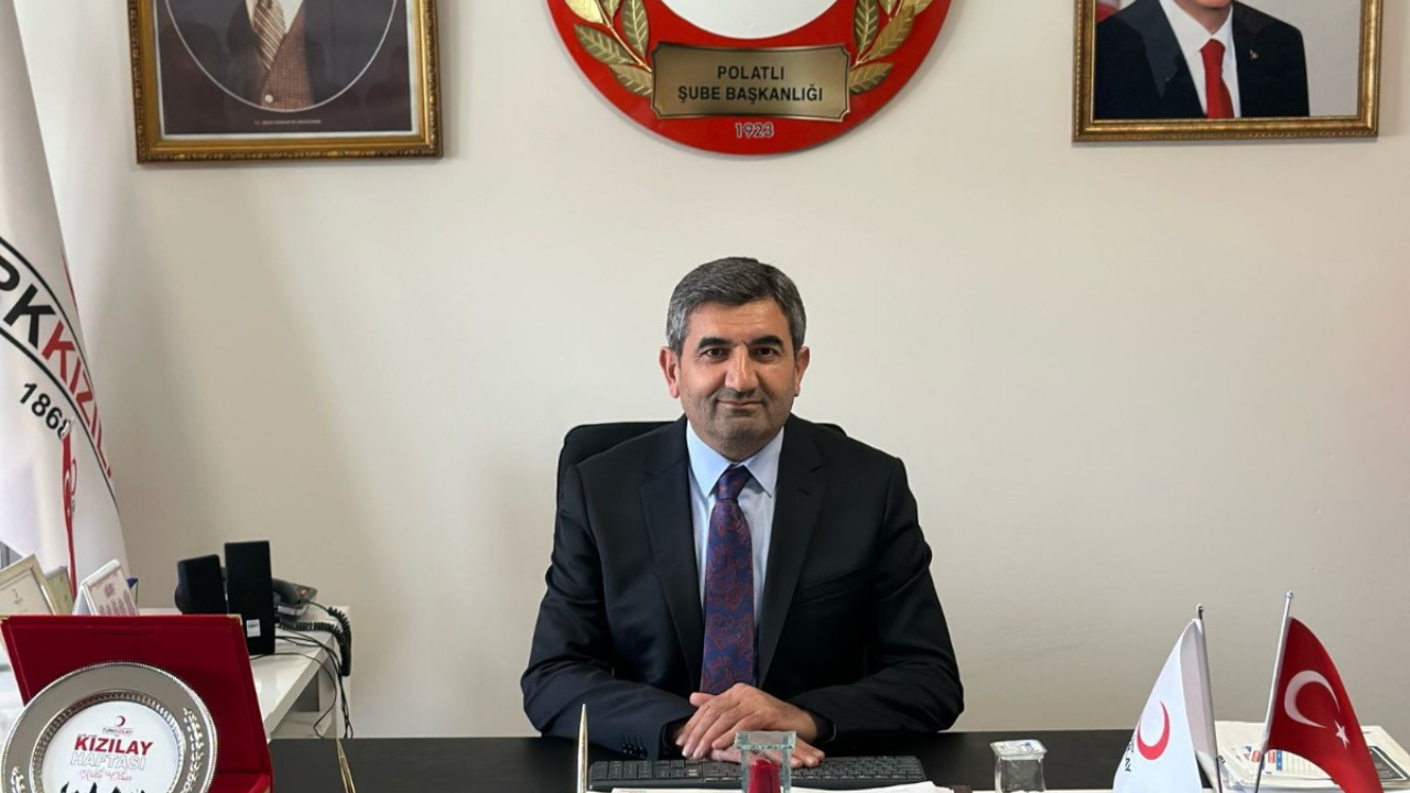Türk Kızılay Polatlı Şube Başkanı Yiğit'ten, Kızılay Haftası mesajı