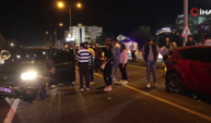 Kırmızı ışıkta bekleyen otomobillere daldı: Ortalığı savaş alanına çevirdi!