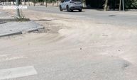 Polatlı'da aylardır yapılmayan yol toz toprak içinde