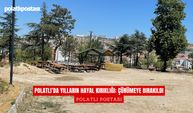 Polatlı Esentepe'de "Manzaralı hayal kırıklığı": Çamlık düğün salonu arazisi yıllardır atıl, malzemeler çürüyor!