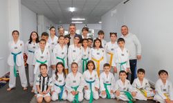 Başkan Ercan genç sporcuları ziyaret etti