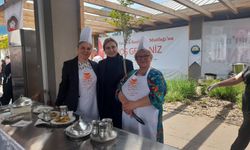 Başkan Şimşek'in eşi Yeşim Şimşek Türk mutfağı etkinliğini ziyaret etti