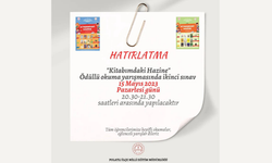 “Kitabımdaki Hazine” ödüllü okuma yarışması bugün yapılacak