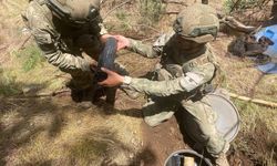 PKK'lı teröristlere ait mühimmatlar ele geçirildi