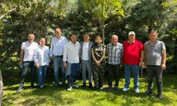 Başkan Şimşek site sakinleriyle bir araya geldi