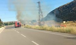 Ankara'da tarla yangını!