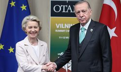 Cumhurbaşkanı Erdoğan, AB Komisyonu Başkanı Leyen'le görüştü