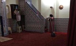 Kızılcahamam’da cami temizlikleri devam ediyor