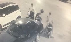 Motosiklet hırsızları kameralara böyle yansıdı