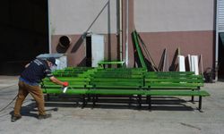Akyurt’ta parklar usta ellerle güzelleşiyor