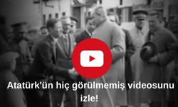 Atatürk'ün hiç görülmemiş videosunu izle! Atatürk'ün yeni görüntüleri ortaya çıktı!