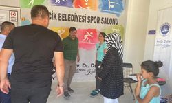 Başkan Kalkan yüzme kursunu ziyaret etti