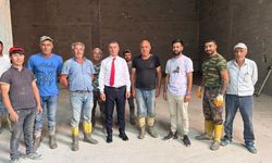 Başkan Şimşek ilçede yapılan projeleri yerinde inceledi