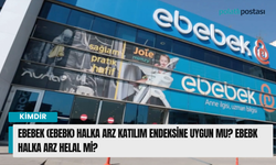 Ebebek (EBEBK) halka arz katılım endeksine uygun mu? EBEBK halka arz helal mi?