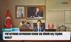 Yeni Haymana Kaymakamı Osman SAK kimdir kaç yaşında nereli?