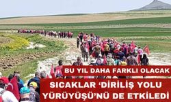 Sıcaklar ‘Diriliş Yolu Yürüyüşü’nü de etkiledi