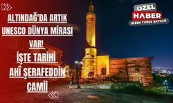 Altındağ'da artık UNESCO Dünya Mirası var! İşte tarihi Ahî Şerafeddin Camii