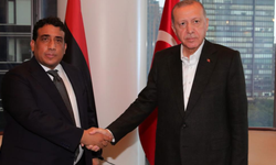 Cumhurbaşkanı Erdoğan, Libya Başkanlık Konseyi Başkanı el-Menfi ile görüştü