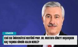 Eski Ege Üniversitesi Rektörü Prof. Dr. Mustafa Cüneyt Hoşcoşkun kaç yaşlarında kimdir aslen nereli?