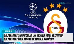 Galatasaray Şampiyonlar Ligi ilk grup maçı ne zaman? Galatasaray grup maçını ilk kiminle oynuyor?