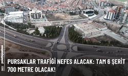 Pursaklar Trafiği Nefes Alacak: Milyonlarca Vatandaş Kullanacak Tam 6 Şerit 700 Metre olacak!