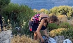 Ukraynalı kadın eline poşet aldı, toplamaya başladı! Herkes şaştı kaldı