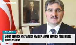 Yeni Türkmenistan Büyükelçisi Ahmet Demirok kimdir? Aşkabat Büyükelçisi Ahmet Demirok kaç yaşında nereli?