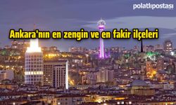 Ankara'nın en zengin ve en fakir ilçeleri