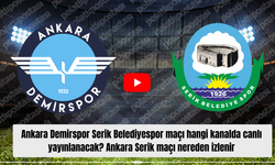 Ankara Demirspor Serik Belediyespor maçı hangi kanalda canlı yayınlanacak? Ankara Serik maçı nereden izlenir