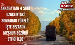 Ankara’dan 4 saat uzaklıktaki sonbahar tüneli! İşte Sezar’ın meşhur sözünü ettiği ilçe