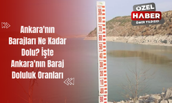 Ankara'nın Barajları Ne Kadar Dolu? İşte Ankara'nın Baraj Doluluk Oranları