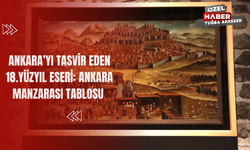 Ankara’yı Tasvir Eden 18.Yüzyıl Eseri:  Ankara Manzarası Tablosu