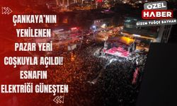 Çankaya’nın yenilenen pazar yeri coşkuyla açıldı! Buradaki esnafın elektriği güneşten