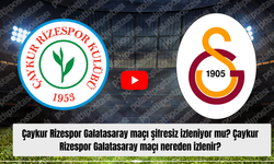 Çaykur Rizespor Galatasaray maçı şifresiz izleniyor mu? Çaykur Rizespor Galatasaray maçı nereden izlenir?