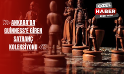 Ankara'da Guinness'e giren satranç koleksiyonu