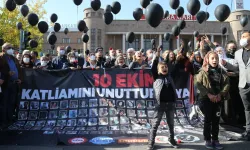 10 Ekim Ankara Gar Katliamı'nda Hayatını Kaybedenler Anılıyor