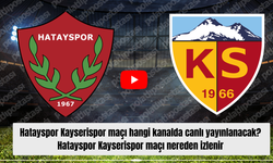 Hatayspor Kayserispor maçı hangi kanalda canlı yayınlanacak? Hatayspor Kayserispor maçı nereden izlenir